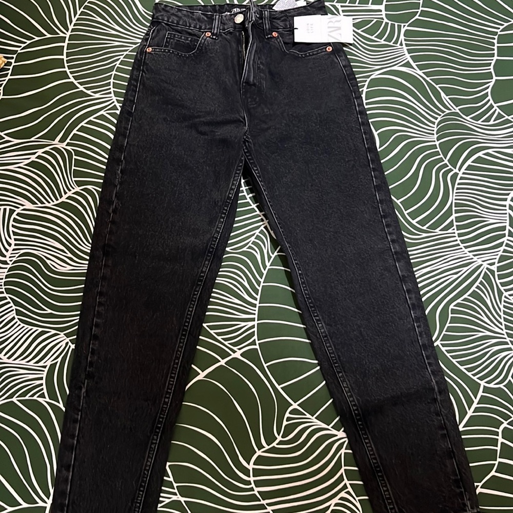 NWT Zara mom fit denim size US2